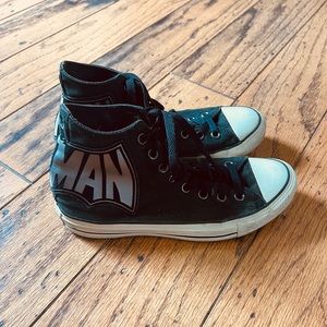Converse Batman DC Comics All-Star Chuck Taylor Black High Tops Size 8.5 W 6.5 M